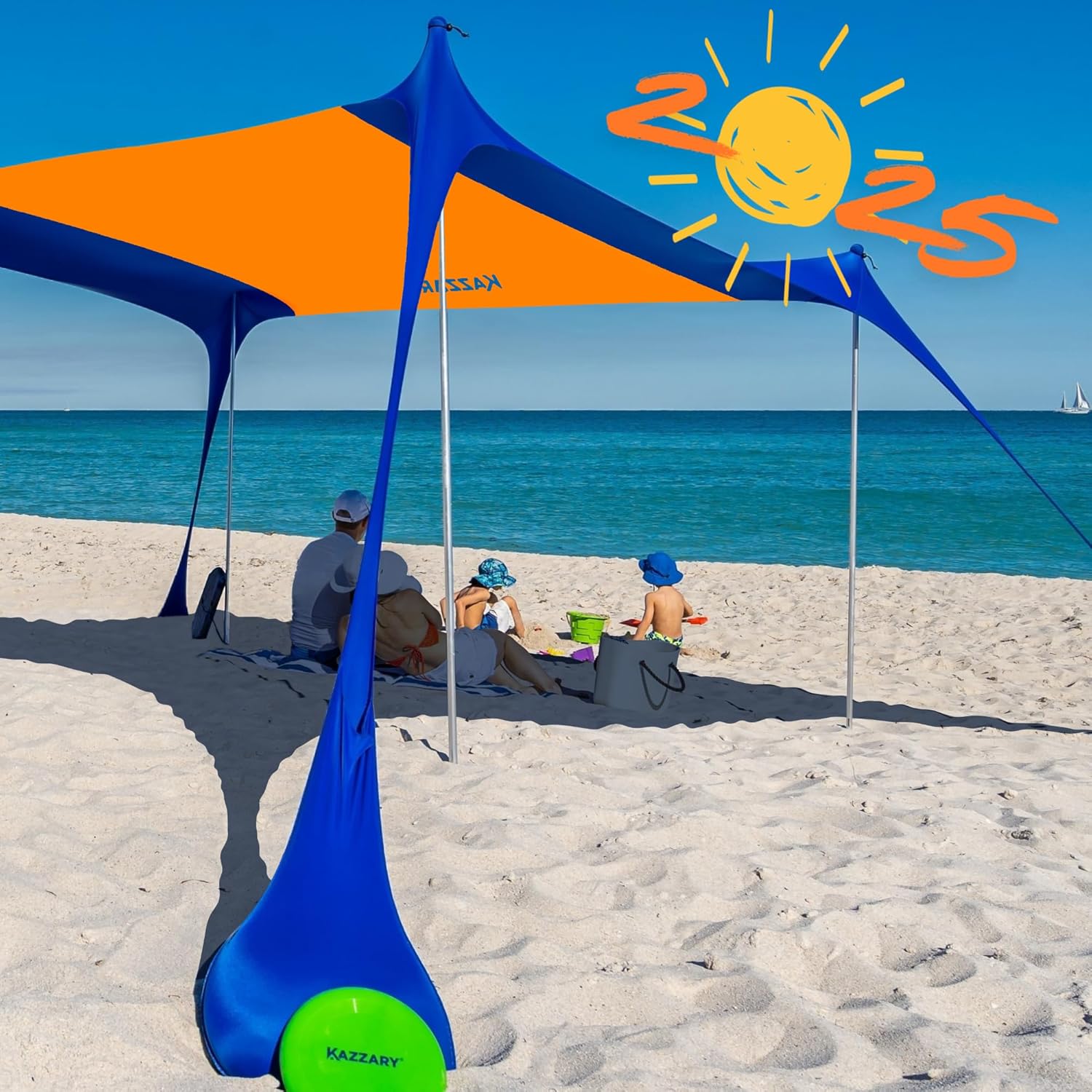 UPF50+ Beach Tent with Stability & Sun Protection