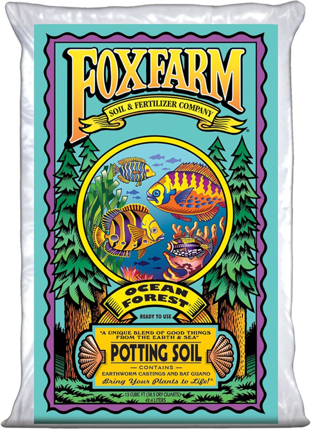 FoxFarm Ocean Forest Potting Soil for All Container Plants