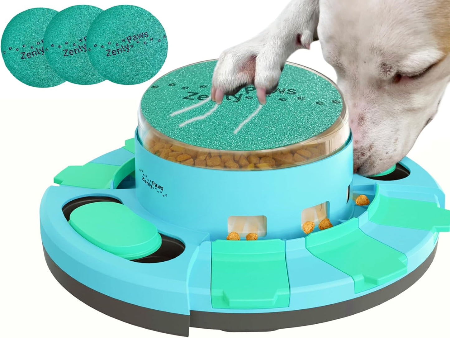 Nail File Toy for Dogs - Scratch Pad and Puzzle Feeder Combo