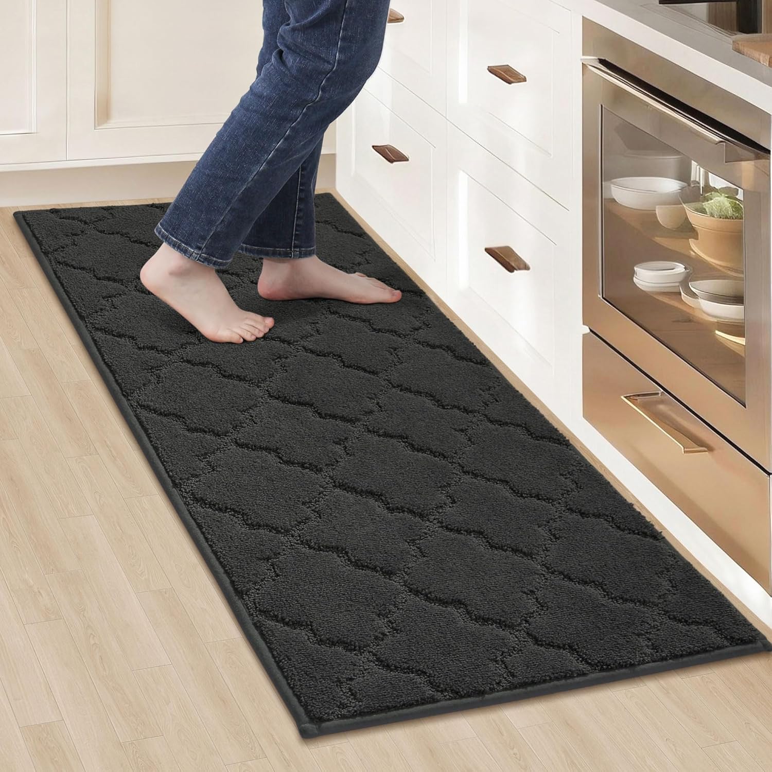COSY HOMEER Kitchen Runner Rug 20x48 Non-Slip Absorbent Mat