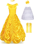 Princess Costume Halloween Party Dress - Elegant Off-Shoulder Design