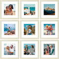 Vittanly Set of 9 12x12 Picture Frames for Wall Gallery Display