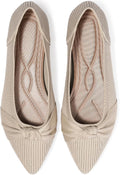 Women's Flats Shoes Comfortable Dressy Pointed Toe Knit Washable use
