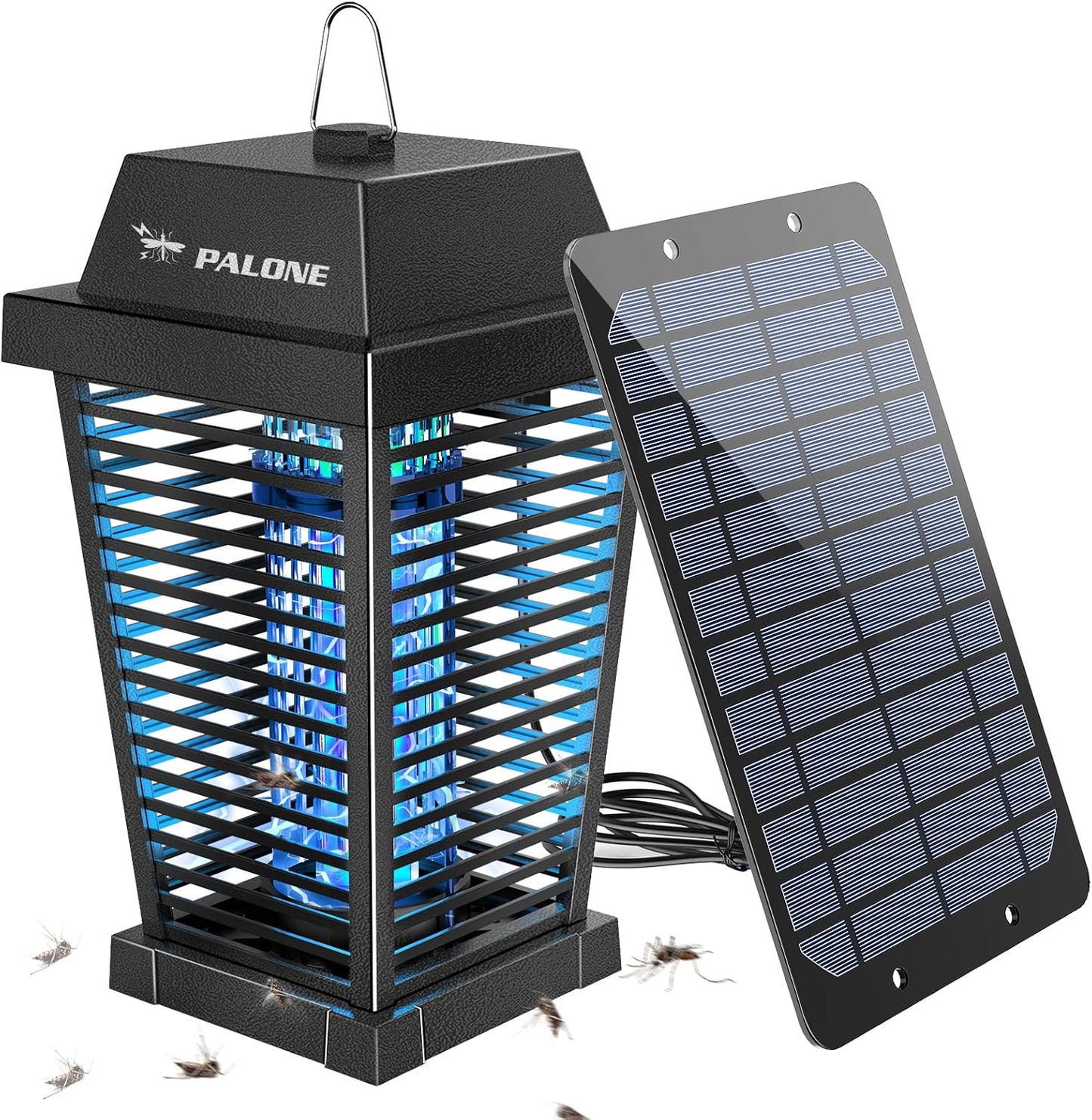 PALONE Solar Bug Zapper 4500V Electric Mosquito Killer Outdoor