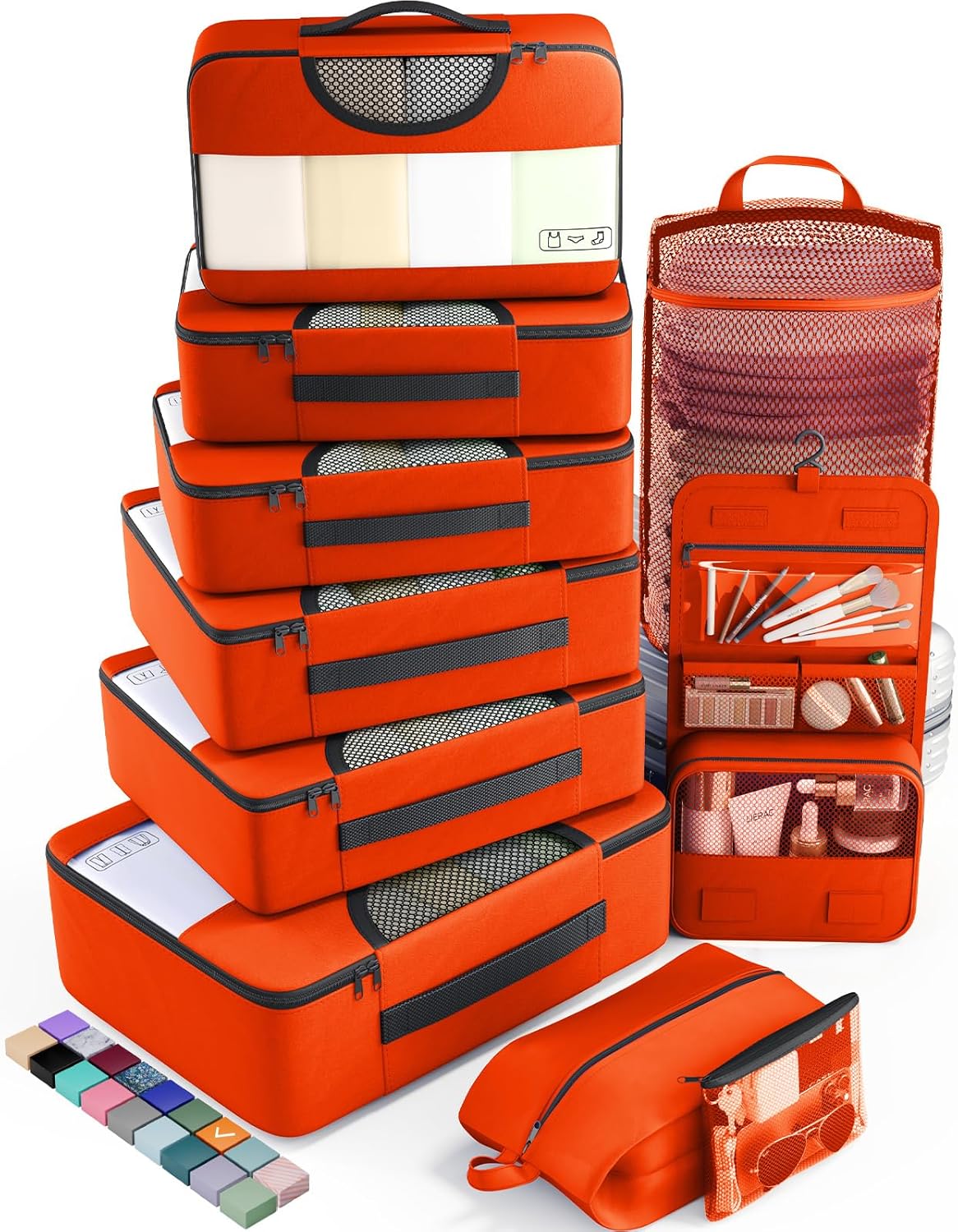 Veken Packing Cubes for Travel Essential Suitcase Organizer Bags