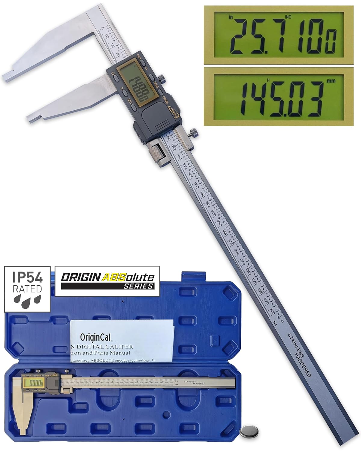 iGAGING Absolute Origin Heavy Duty 12 Inch Digital Caliper