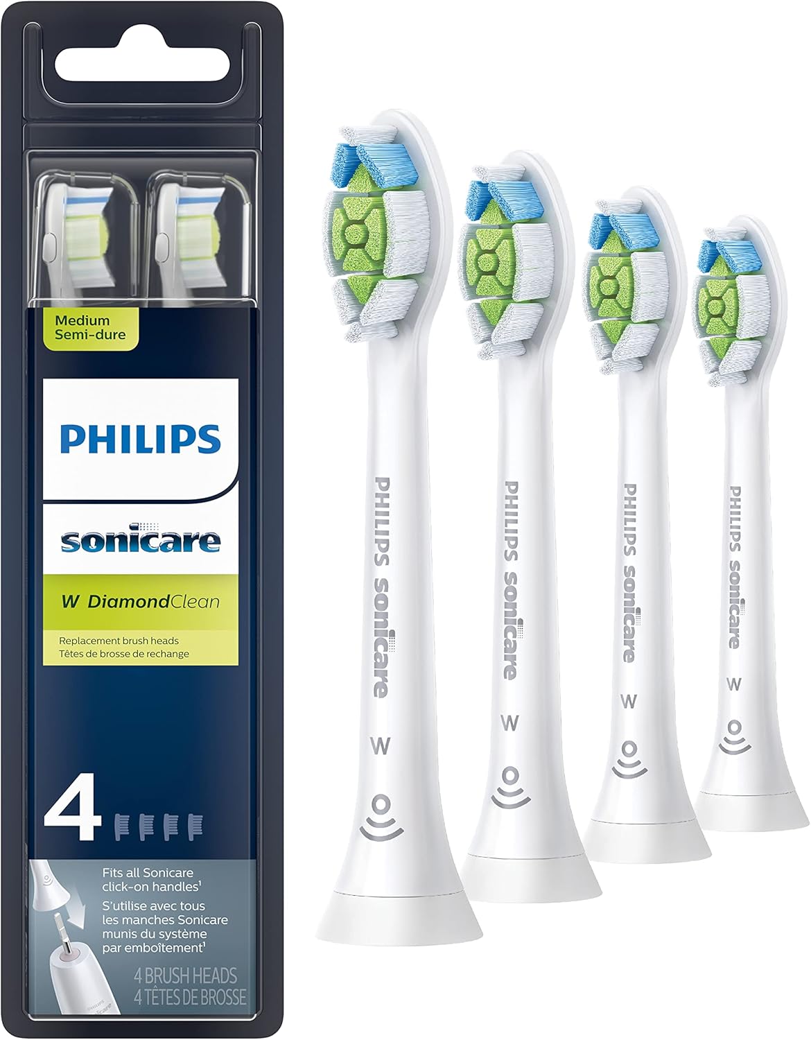 Philips Sonicare W DiamondClean Replacement Electric Toothbrush Heads
