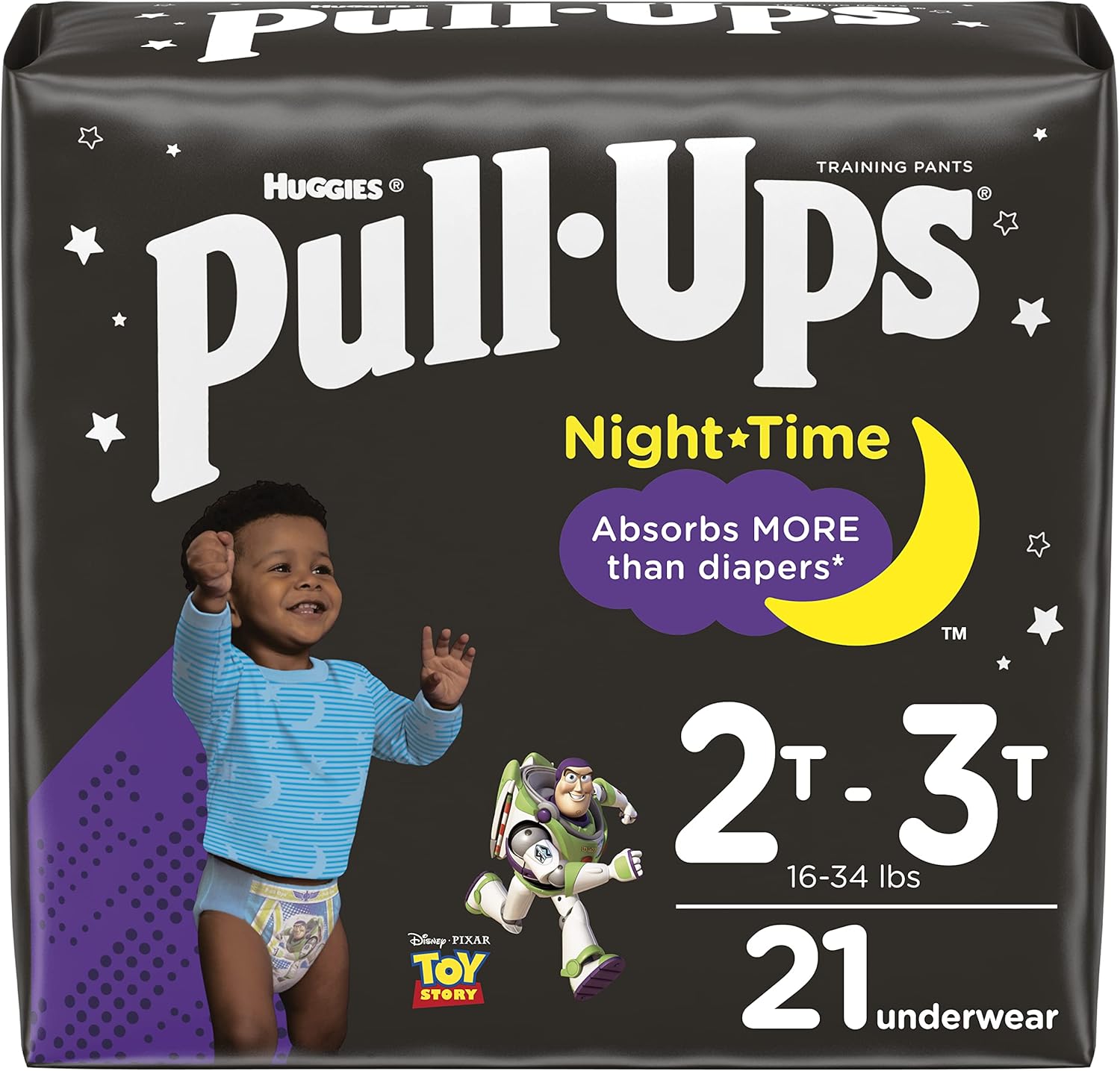 Pull-Ups Nighttime Training Pants 21 Ct 2T-3T