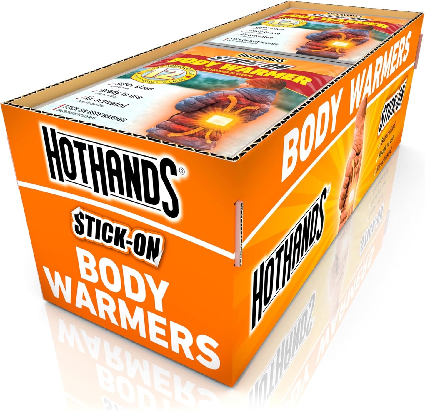HotHands Adhesive Body Warmers - 12-Hour Natural Heat