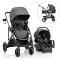 Evenflo Pivot Suite Travel System with LiteMax Infant Car Seat