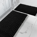 Yimobra Bathroom Rugs Set 2 Piece - Quick Dry Luxury Chenille Bath Mat