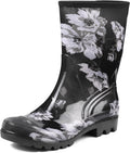 DKSUKO Waterproof Womens Rain Boots for Fashionable Comfort