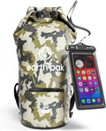 Waterproof Dry Bag Backpack 20L with Zippered Pocket - Durable PVC