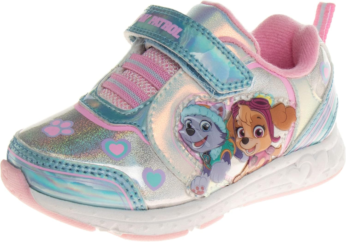 Nickelodeon Paw Patrol Light Up Laceless Shoes for Girls