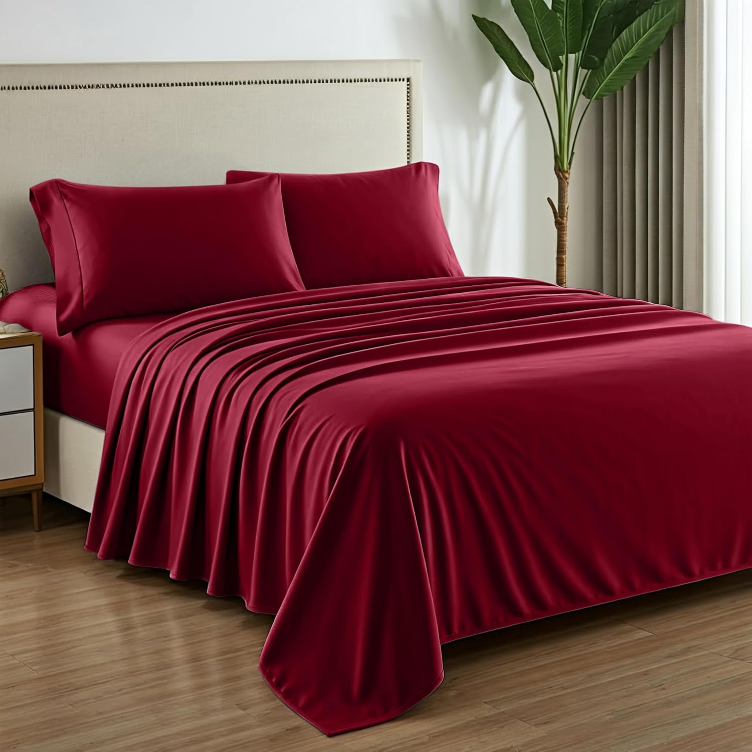 Mayfair Linen 100% Egyptian Cotton Full Size Sheets Set