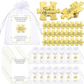 Employee Appreciation Puzzle Piece Lapel Pin Bulk - Team Thank You
