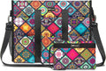 Utility Water Resistant Tote Bag with 22 Pockets - Set of 2 for Work