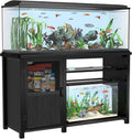 55-75 Gallon Fish Tank Stand with Cabinet Storage - Heavy Duty Frame