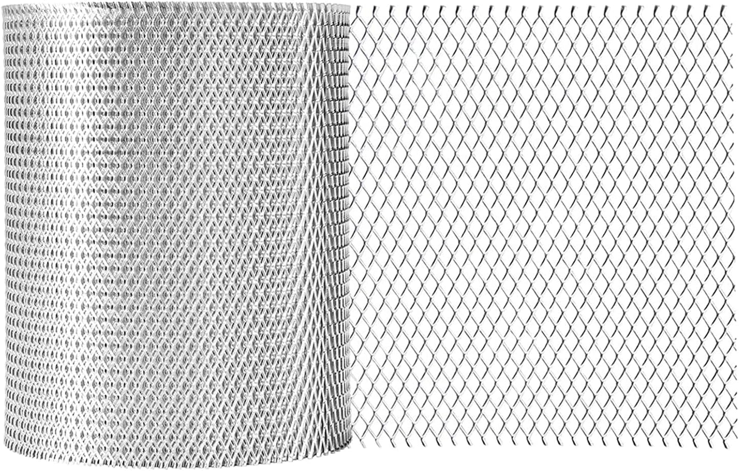 Aluminum Gutter Guard 6 Inch x 50 Feet for Leaf Protection