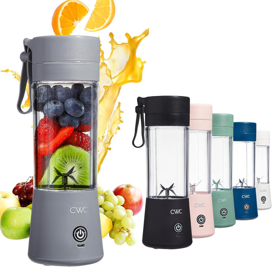 Portable Blender for On-The-Go Smoothies - Rechargeable & Compact!