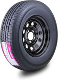 Trailer Tire Wheel Assembly ST215/75R14 8-Ply D 107M - Durable Safety