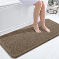 OLANLY Bathroom Rug 47x20 - Soft Chenille Absorbent Bath Mat