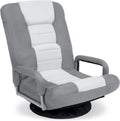 Swivel Gaming Floor Chair 360 Degree Rocker - Adjustable Comfort