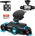 4 Channel Dash Cam 360 View 1080P - Complete 4-Lens Coverage