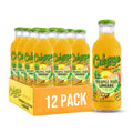 Calypso Pineapple Peach Limeade 16 Fl Oz Glass Bottles (Pack of 12)