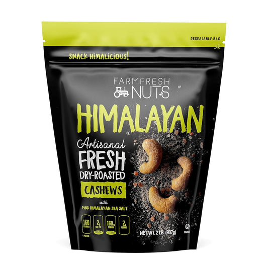 Dry Roasted Cashews Himalayan Salted - Freshness in Every Bite