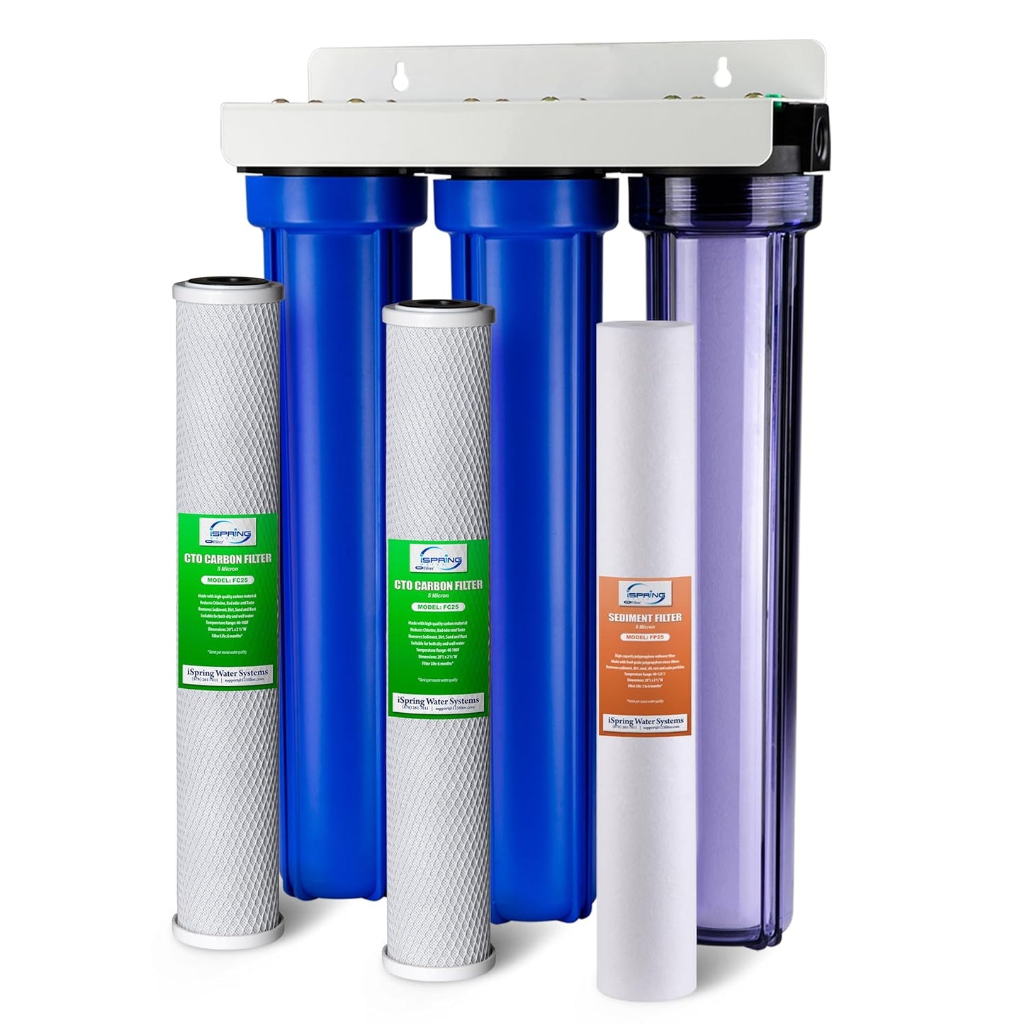 iSpring Whole House Water Filter System for Clean Water