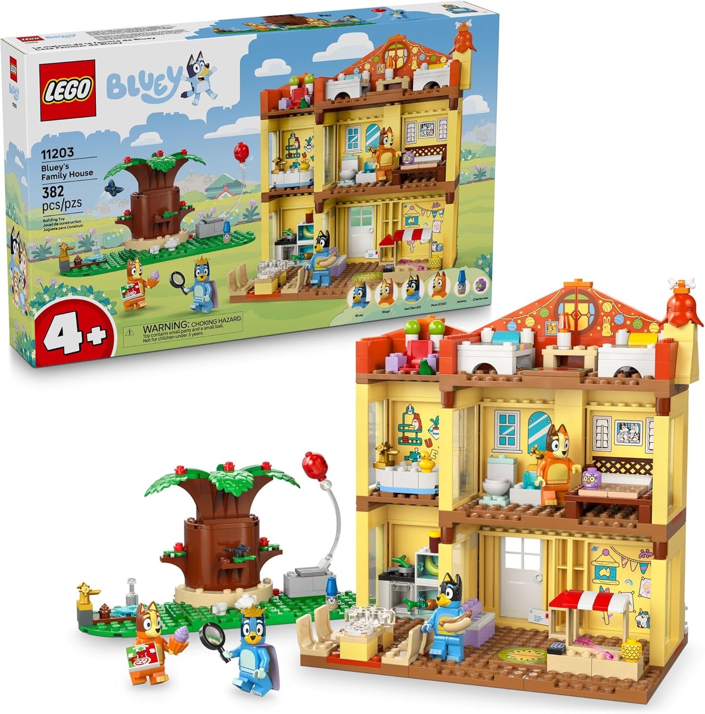 LEGO Bluey Family House Building Toy for Creative Playtime Fun