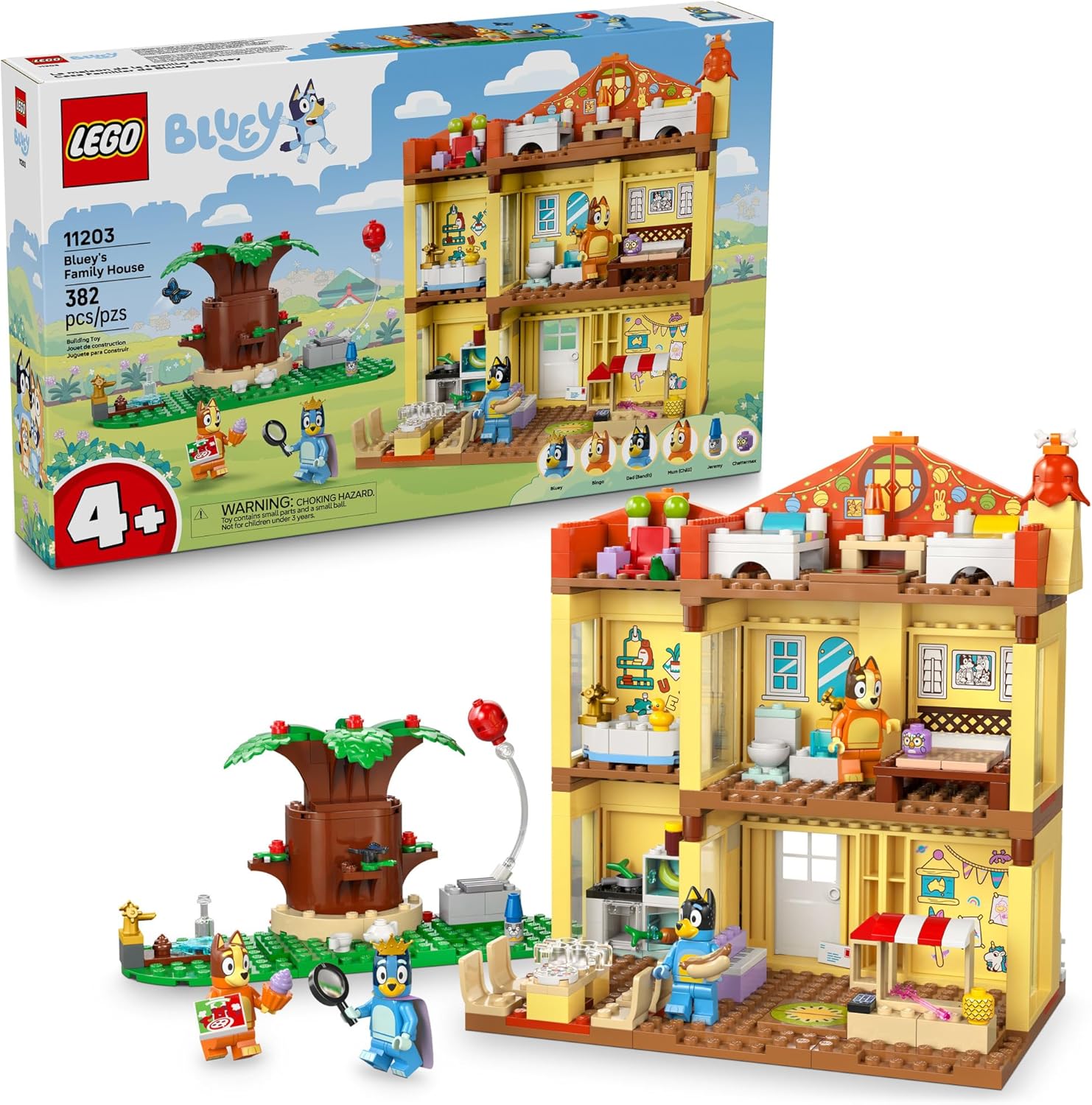 LEGO Bluey Family House Building Toy for Creative Playtime Fun