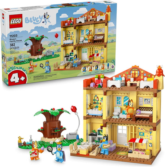 LEGO Bluey Family House Building Toy for Creative Playtime Fun