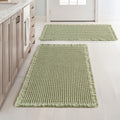 MIULEE Set of 2 Waffle Bathroom Rugs for Stylish Comfort