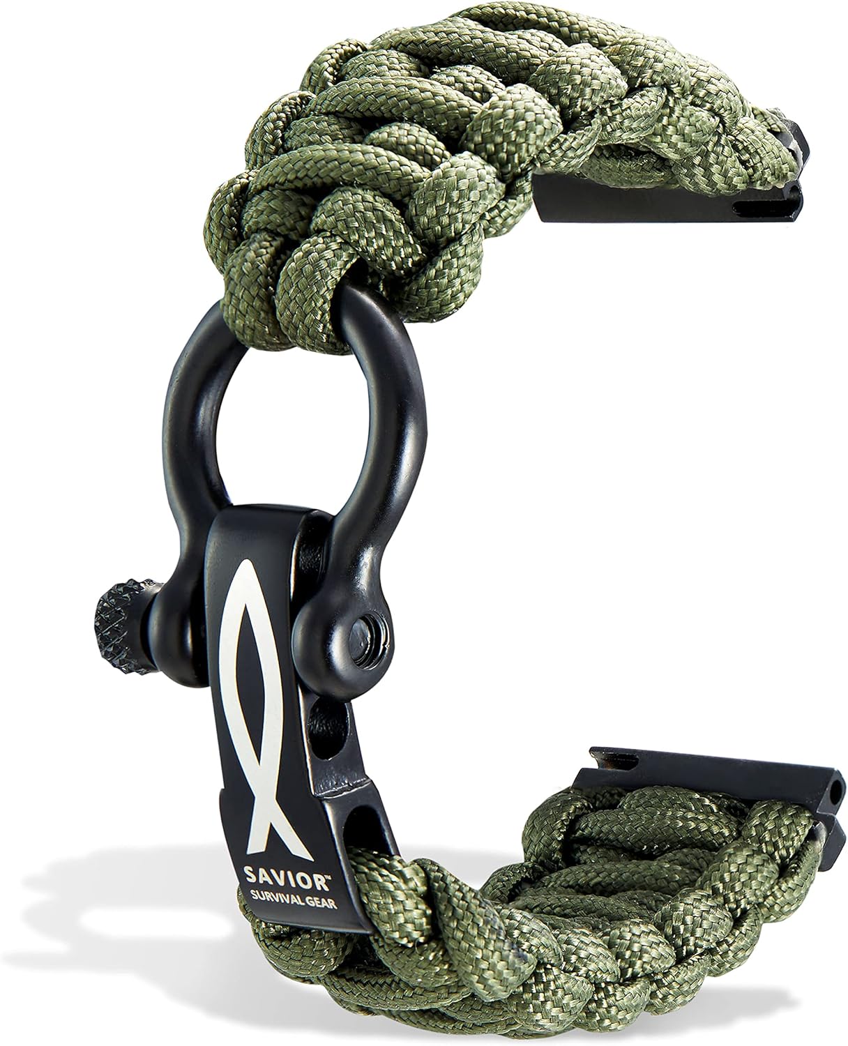 Quick Release Paracord Watch Band - Compatible with Galaxy, S3 Classic, Fenix 5