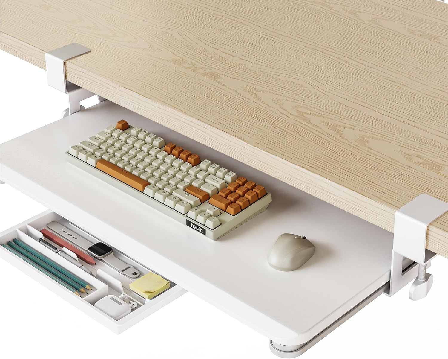 Effortless Ergonomic Typing: Fenge Under Desk Keyboard Tray