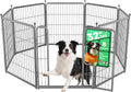 FXW Aster Dog Playpen 32in 8 Panels - Outdoor Garden Playyard