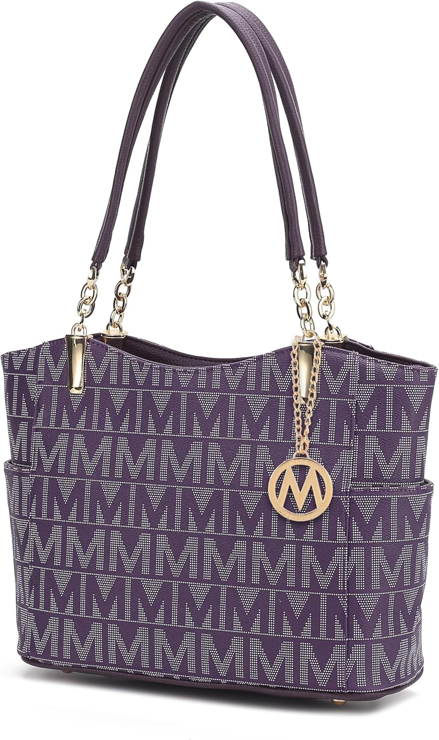 MKF Collection Vegan Leather Satchel Bag for Women - Stylish Tote