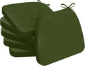 D-Shaped Chair Cushions 2in Thick Dining Seat Pads - Steady Comfort