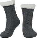 Women Winter Thick Slipper Socks with Grippers - Cozy Fuzzy Fit