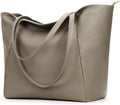 KALIDI Large Tote Bag Vegan Leather Weekender Hobo - Spacious 23L