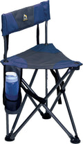 Quick-E-Seat Folding Tripod Field Chair with Backrest - Lightweight