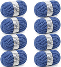 Chunky Yarn for Hand Knitting Country Blue - 8 Skein Pack