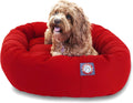 Majestic Pet 32 in Bagel Calming Dog Bed - Supportive Donut Bed