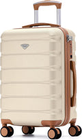 Carry On Suitcase Hardside 22in - Built In TSA Lock & USB Port