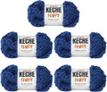 KECHE Fluffy Bulky Yarn Super Soft Chunky Fuzzy Blanket Weight #5