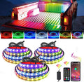Truck Bed Light Strip RGB-IC LED Bar 3PCS 60 in - Multi Color Cargo