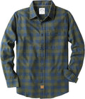 Flannel Shirt for Men Plaid Long Sleeve Button Down - Soft Cotton