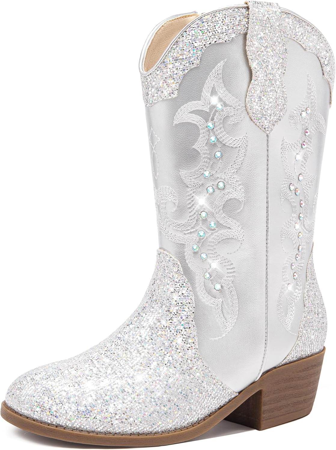 Girls Cowboy Boots with Rhinestones for Stylish Little Cowgirls